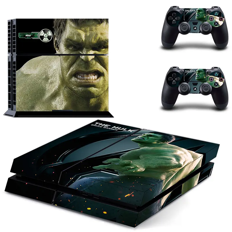 Игровая станция 4 наклейки для кожи одна консоль и 2 контроллера Скины ps4