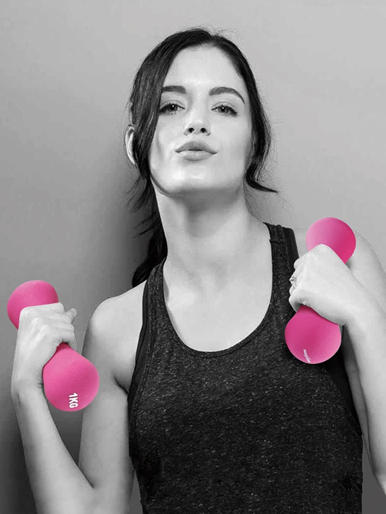 1 кг * 2 шт. гантели для фитнеса | Спорт и развлечения