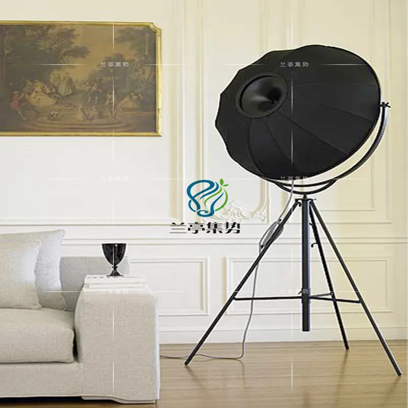 Современная Напольная Лампа с украшениями на удачу для гостиной регулируемая