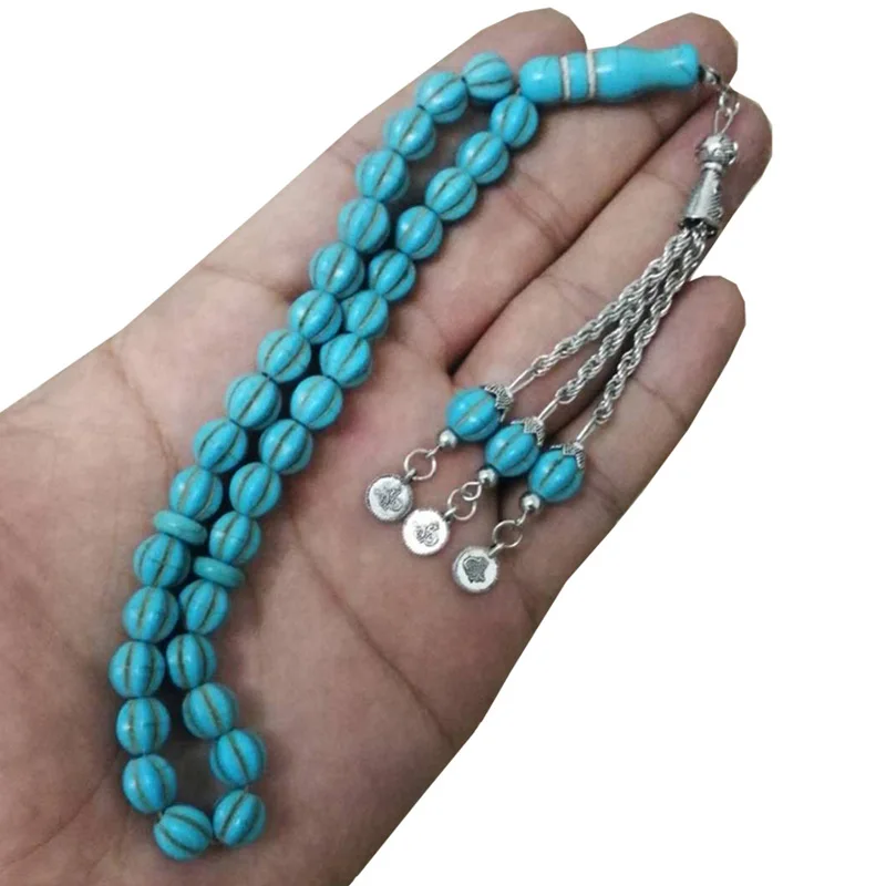 Мужские розари Fayrouz Камень Бирюза саб много типов Tasbih горячая Распродажа стиль |