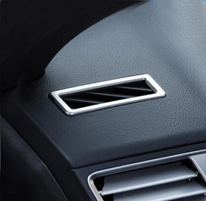 

2pcs For Benz 2009-20015 E class E200 E260 E300 Instrument panel air outlet decorating ring sticker