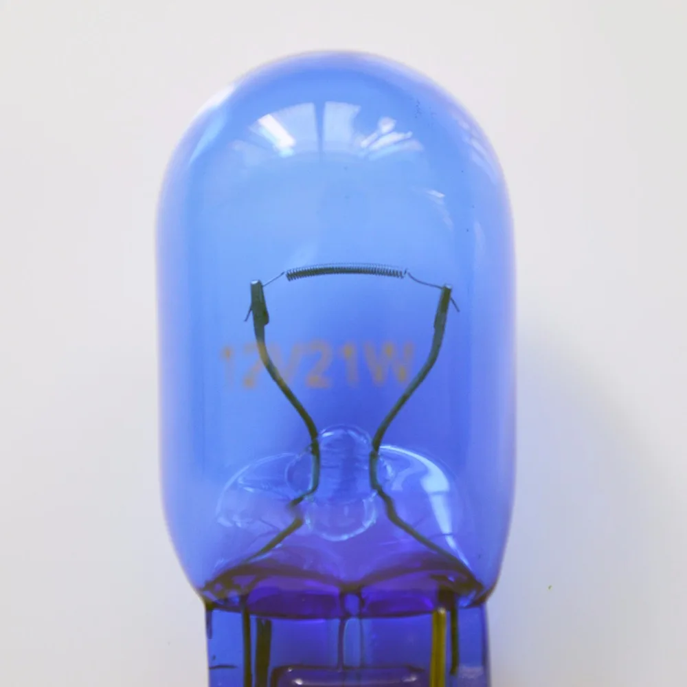 Flytop (2 шт./лот) 582 7440 T20 W21W ксенон натуральное голубое стекло 12V 21 Вт W3x16d Одиночная