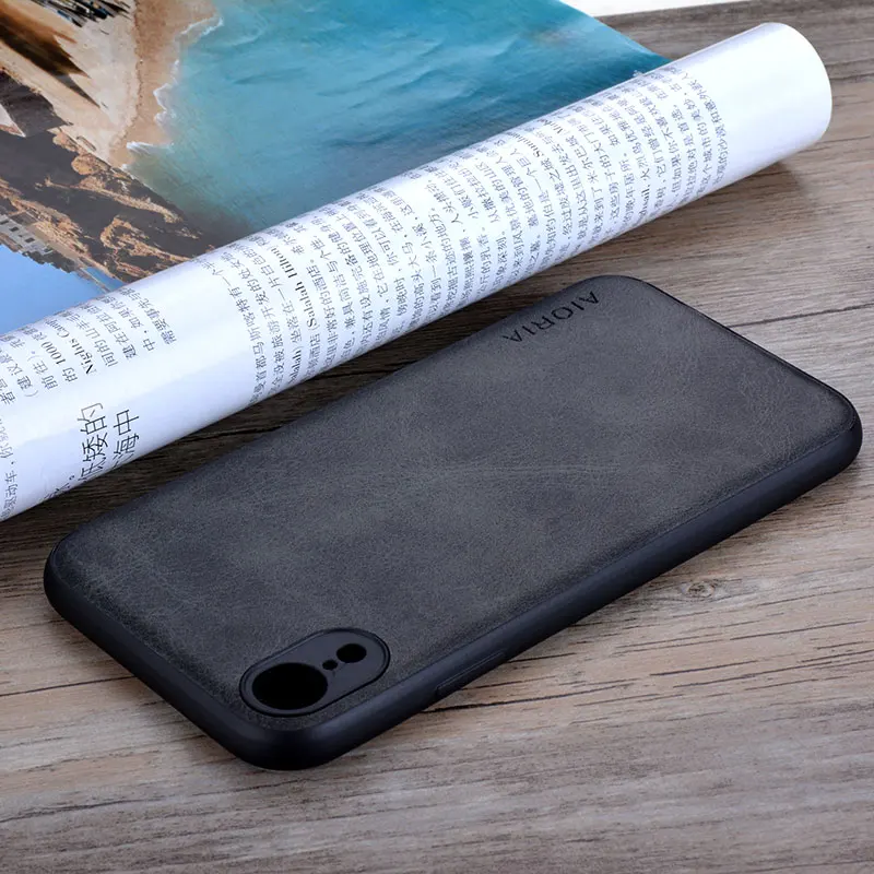 Чехол для iPhone XR X XS 11 12 Pro Max Mini SE 2020 6 6S 7 8 Plus роскошный винтажный кожаный чехол