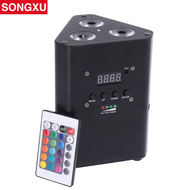 3X10 Вт 4in 1 RGBW Питание от батареи ИК Par свет/SX-IRPL0310