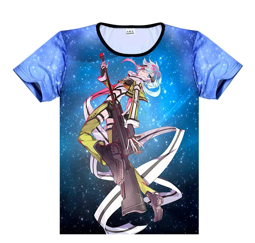 Sword Art Online T-shirt Asuna Kirito Kirigaya Kazuto SAO Cosplay Costume Anime Fashion Men Women T Shirt Tees New Cool Design | Мужская