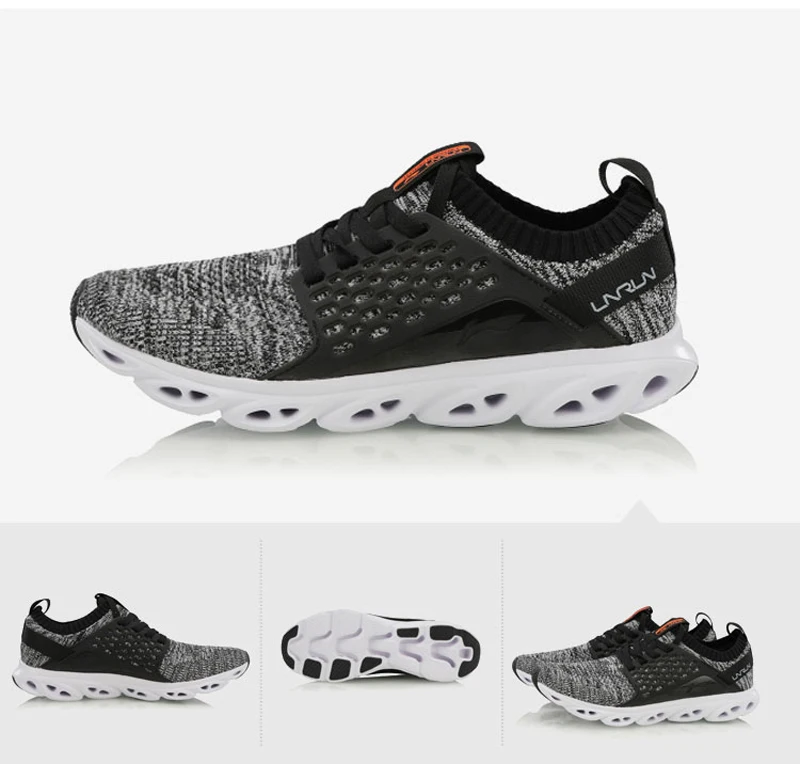 Li-Ning/мужские кроссовки LN ARC из дышащей пряжи, поддерживающие кроссовки с подкладкой, амортизация, прочная спортивная обувь ARHN113 XYP748