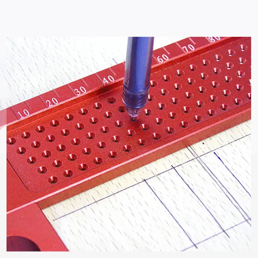 Метрическая линейка для точного позиционирования квадратный угловой