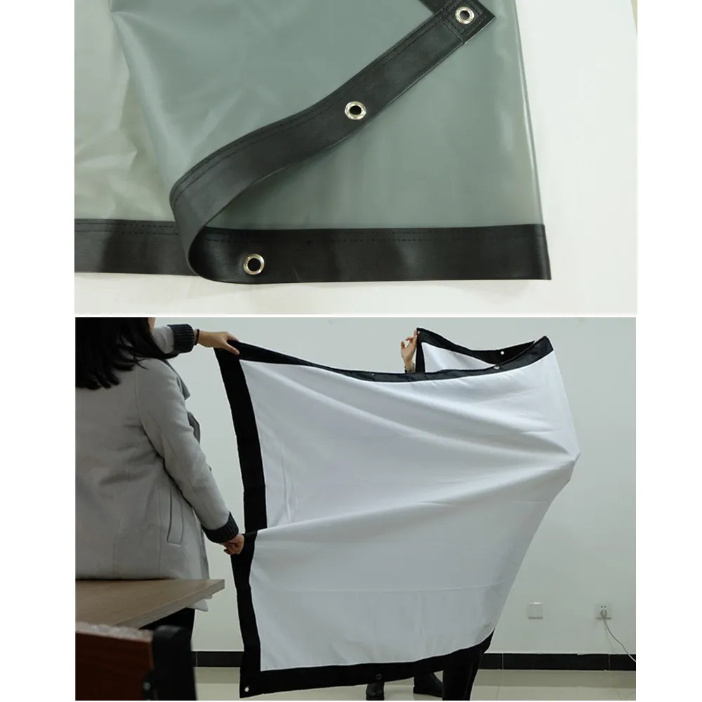 NIERBO Rear Projector Screen 72 to 300 Inches 16:9 4:3 Portable Commercial Foldable High Brightness Home Cinema | Электроника