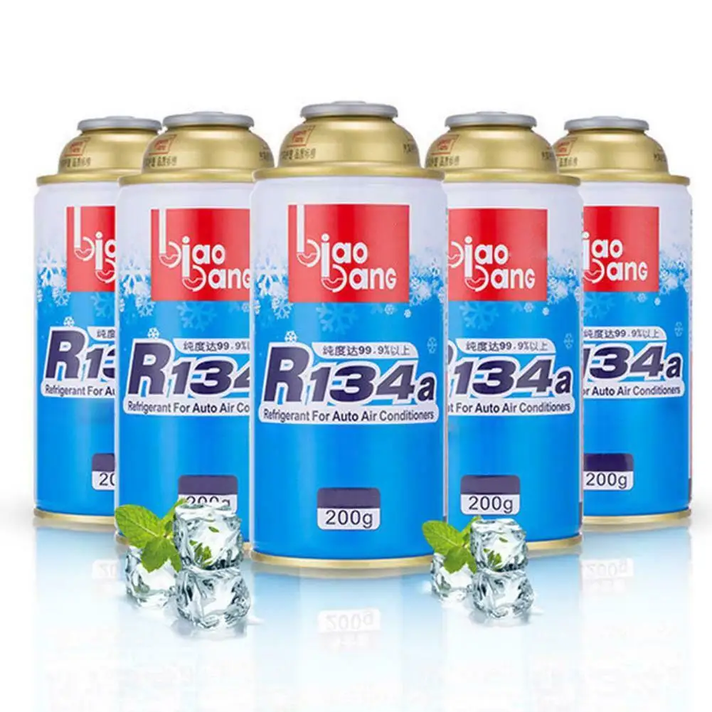 R134A 1/5 шт Замена хладагента и зарядный шланг экологически чистый для кондиционера автомобильный хладагент - Цвет: 5 Pcs