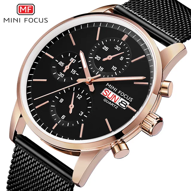 Мини фокус наручные часы для мужчин лучший бренд класса люкс известный мужской