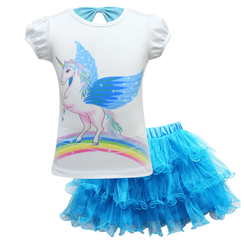 2019 комплект детской одежды для девочек с коротким рукавом покроя принцесс