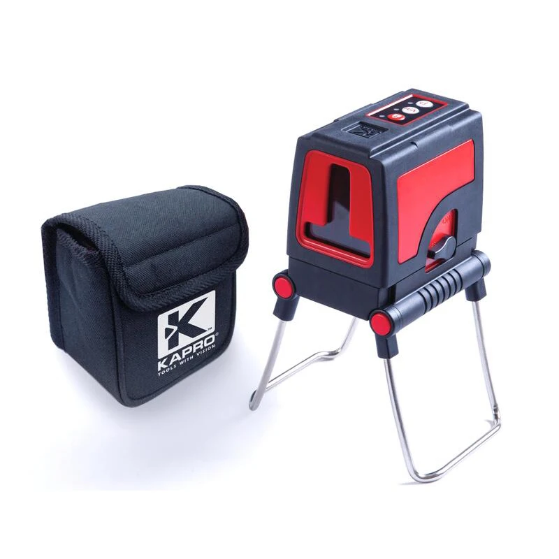 Лазерный уровень KAPRO высокоточный Профессиональный нивелир с 2 линиями Красного
