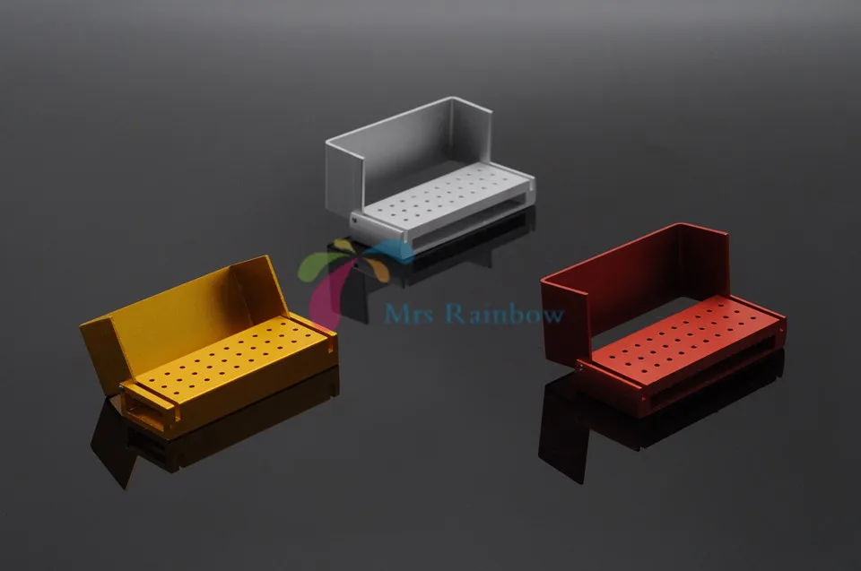 3 шт. стоматологические боры блоки Автоклавный держатель для дезинфекции