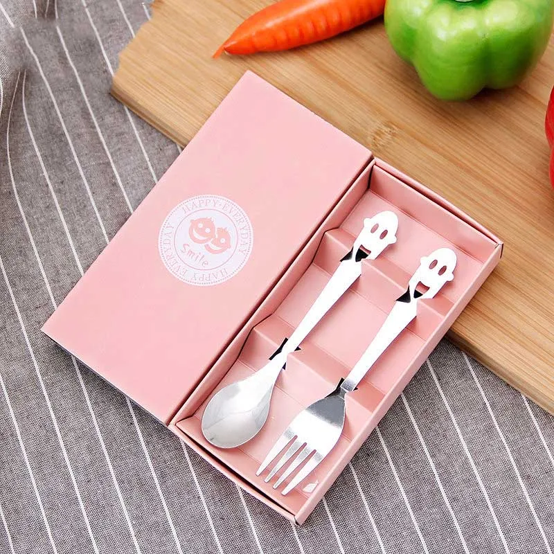 Популярные 2 шт./компл. Портативный сердце Форма Высокое качество вилка набор