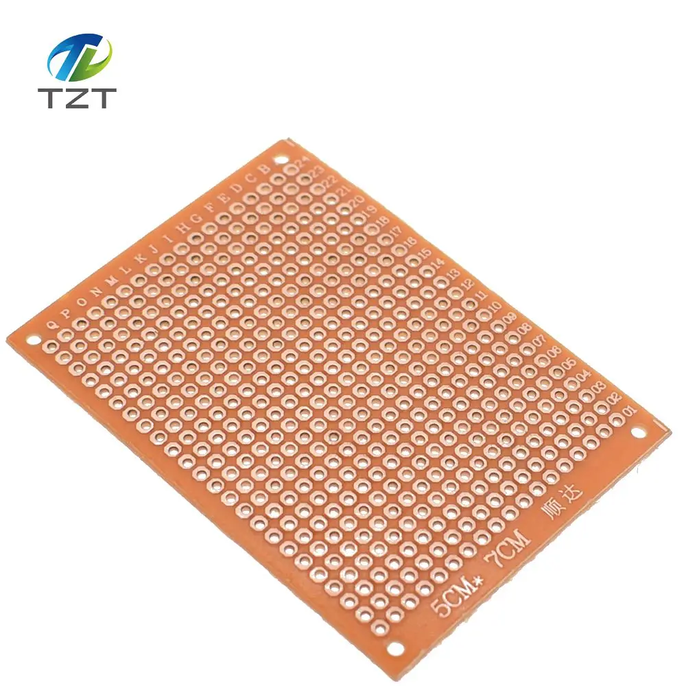 1 шт. 5*7 PCB 5x7 5 см 7 DIY Прототип бумаги универсальная доска желтый|pcb connector board|pcb board