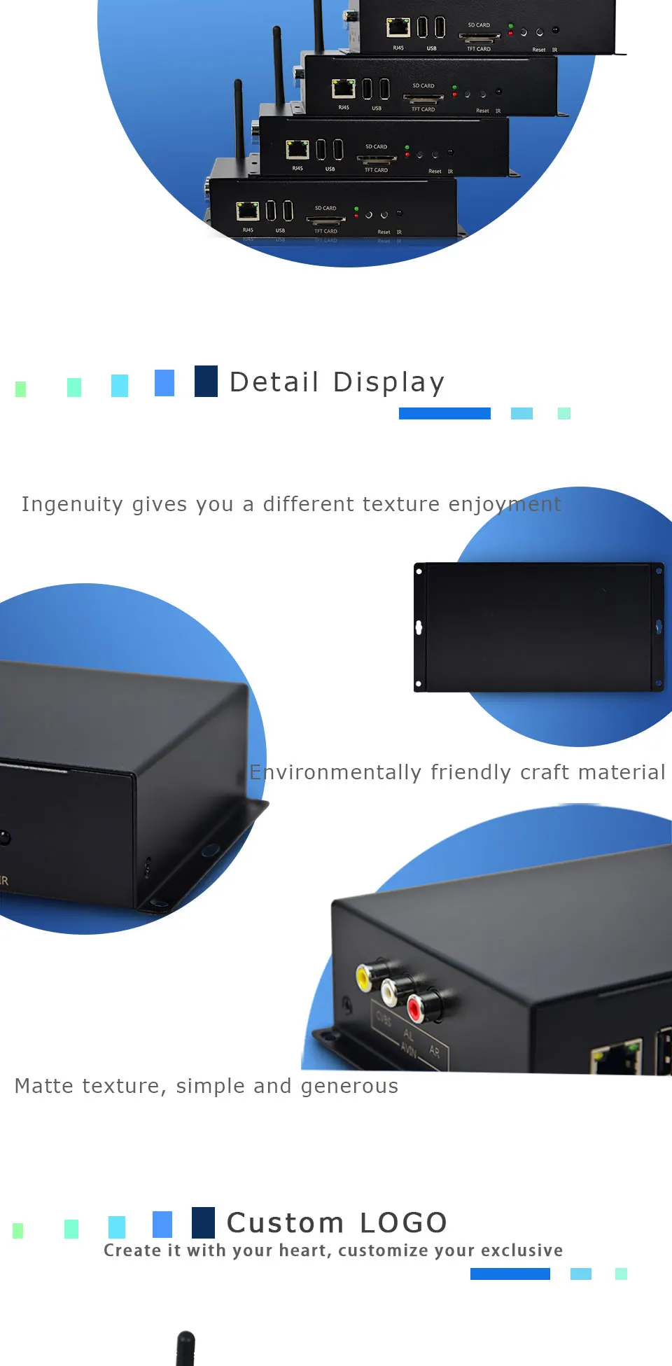 MPC3188-AVIN время коммутатор Сетевой Видео плеер веб-сайта портативный digital signage usb медиаплеер 12В android сетевой медиаплеер