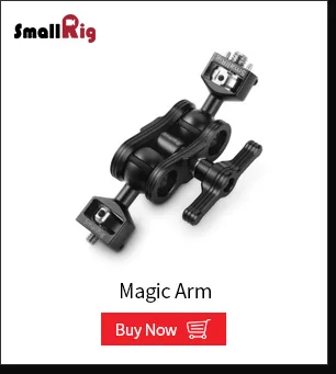 SmallRig DSLR камера 15 мм рельсовый стержень быстросъемный зажим с ARRI аксессуар крепление для монитора микрофон прикрепить 1976