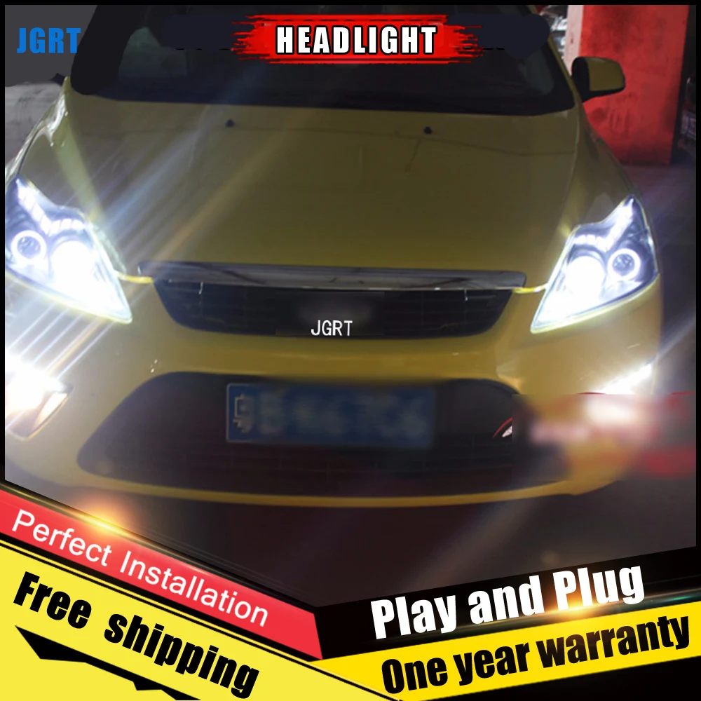 Автомобильные светодиодсветодиодный фары для Ford Focus 2009 2012 фокусировочной