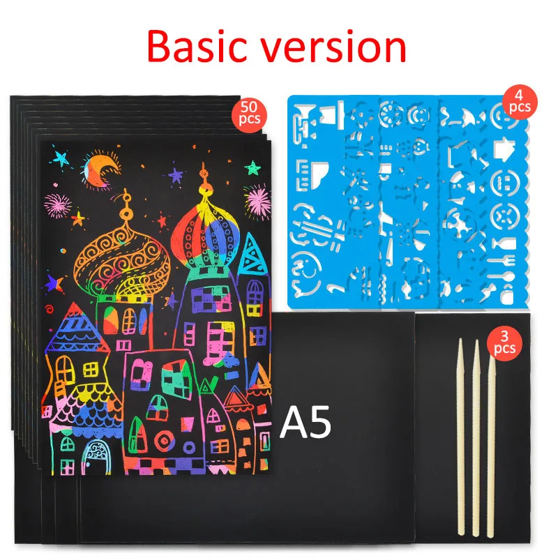 Basic Edition Развивающие игрушки/Игрушки для раннего обучения для детей Детские ремесла красочная нарисованная картина пасхальное украшение diy игрушки - Цвет: Basic Edition