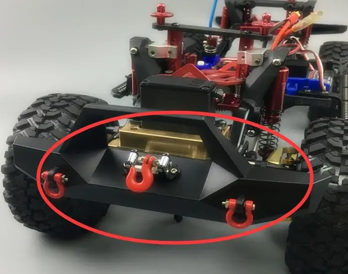 Новая лебедка шасси бампер для axial Cherokee AX90046 90047 RC SCX10 Rock Cralwer грузовик 1/10 TRX4 T4 hRAXXAS D110 BRONCO RANGER