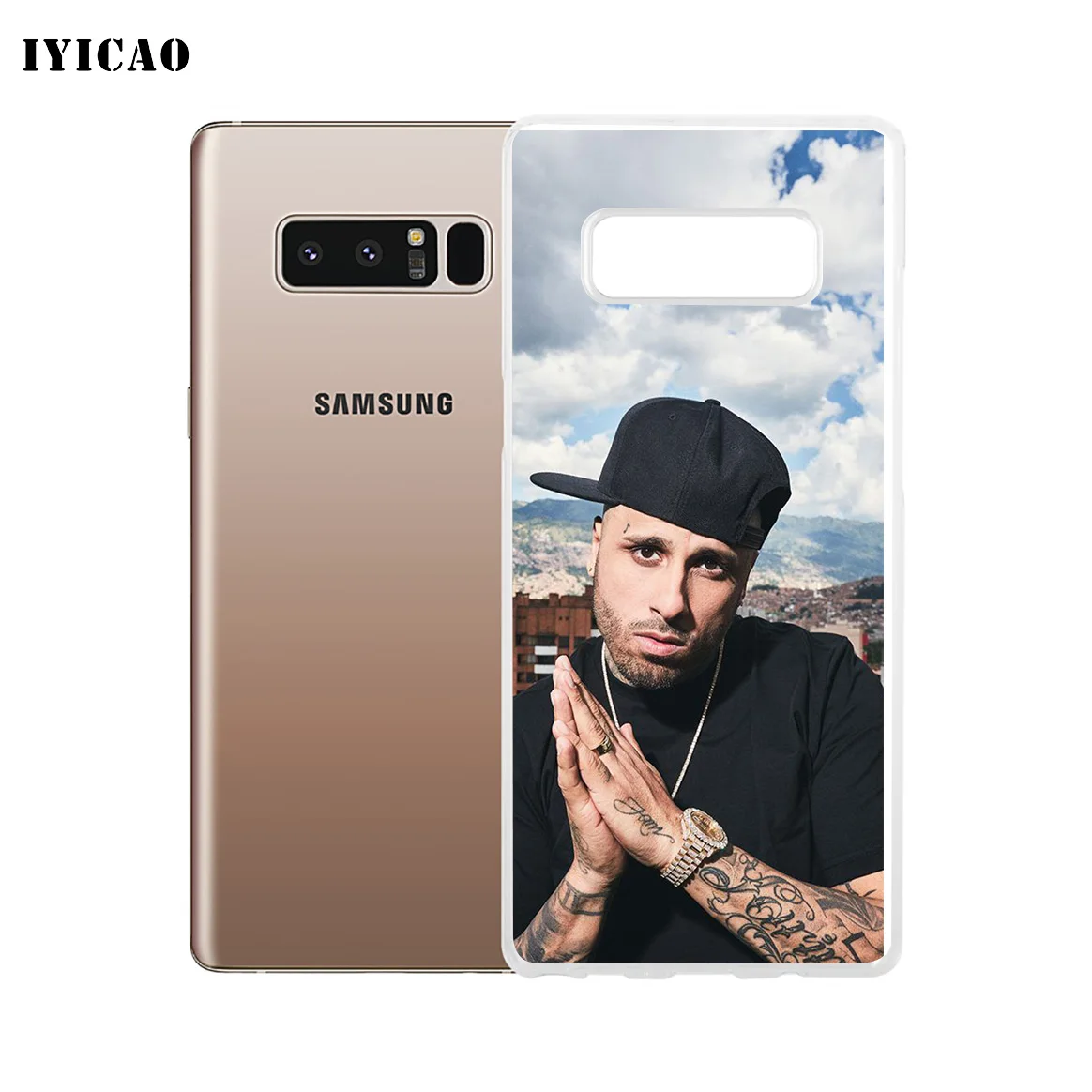 IYICAO Nicky Jam Мягкий силиконовый чехол для телефона Samsung A5 A6 Plus A7 A8 A9 J3 J5 J7 Note 8 9 TPU