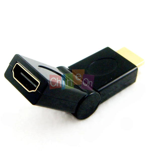 HDMI адаптер «Папа-мама» штекер 180 градусов вращающийся угол для HDTV PS3 xbox