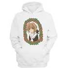 Женская толстовка с капюшоном Sakura Card Captor Berry пуловер, свитшот на бедрах V4647