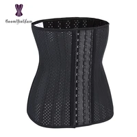 blacknude women slimming shapewear 25 spiral steel boned corset breathable latex waist trainer cincher shaper corsets xxs 948