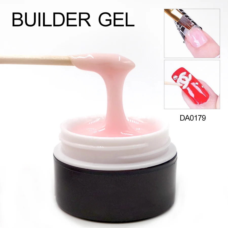 УФ-гель MONASI для маникюра профессиональный прозрачный гель французского с