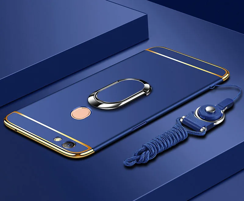 Blue DIYABEI Роскошный чехол для oppo F5 A73 A73T a73 Автомобильный держатель Подставка держатель с магнитным креплением для oppo A79 oppo a79 чехол Капа оболочка - Цвет: Blue