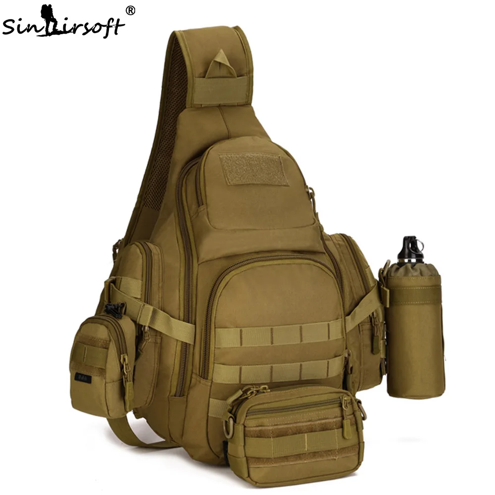 SINAIRSOFT 14 iches Ноутбука Molle Военный Рюкзак Мужчины Спортивная Сумка Нейлон Плеча