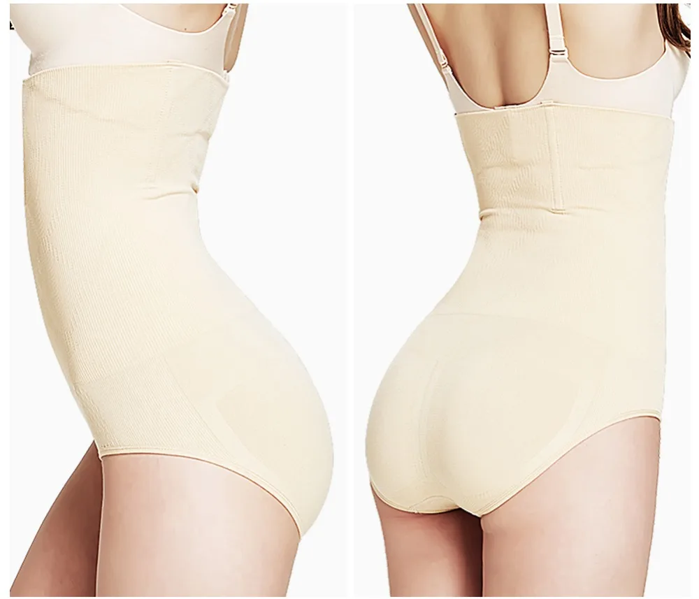 Трусы для похудения Утягивающие трусы с завышенной талией Shaper Талия тренер для похудения нижнее белье Талия моделирование ремень Высокая Талия Управление трусики