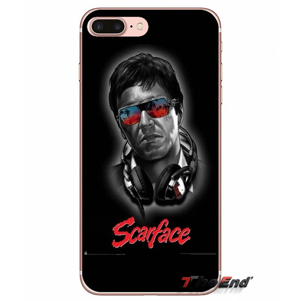 Scarface Tony Монтана для Xiaomi Redmi 4 3 3S Pro Mi3 Mi4 Mi4i Mi4C Mi5 Mi5S Mi Max Note 2 чехол из ТПУ прозрачный