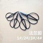 Высококачественные кованые ножницы из углеродистой стали ручной работы винтажные ножницы с черным покрытием для сада и дома триммер