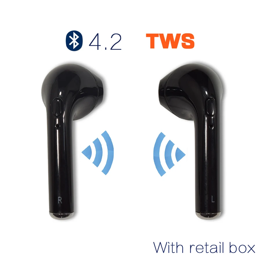 Гарнитура Bluetooth для iPhone Android телефон беспроводные наушники с Mi crophone гарнитура mi ni
