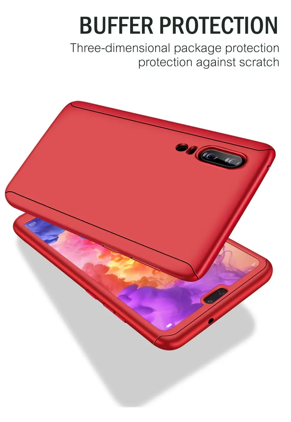 Хит 360, полностью противоударный чехол для телефона huawei P30 Pro P20 Lite mate 10 20 Nova 3 4 Honor 7A 7C Y6 Y7 Y9 P Smart Plus