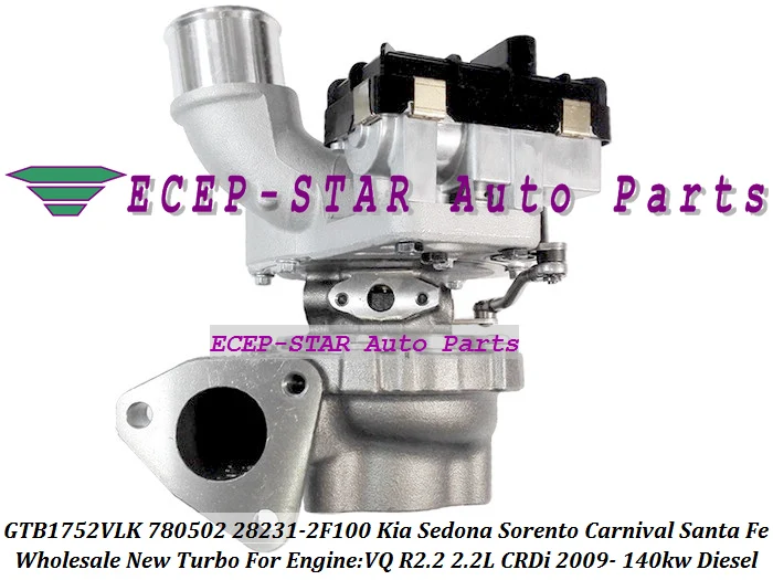 Турбо привод GTB1752VLK 780502 0001 282312F100 + для KIA Sedona Sorento Carnival VQ CRDi Hyundai Santa Fe R2.2 2 л|turbo price|turbo