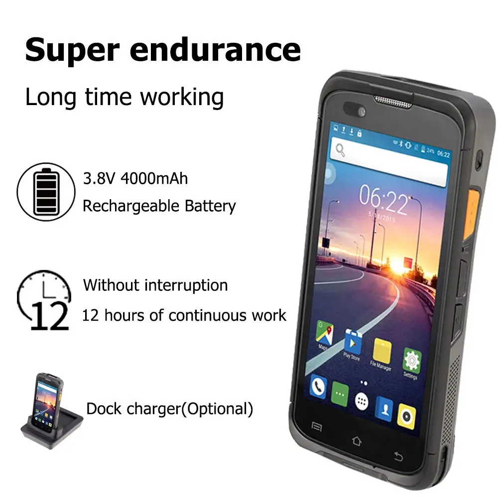 IssyzonePOS Ручной Android 7,1 PDA прочный pos-терминал Zebra 4710 сканер штрих-кода 2D NFC 4G WiFi считыватель штрих-кодов сборщик данных