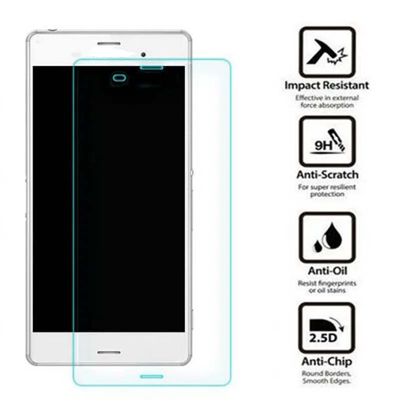 Защитное стекло закаленное 9H для Sony Xperia Z3/D6603/D6643/D6653/D6616/D6633|tempered glass panel|tempered