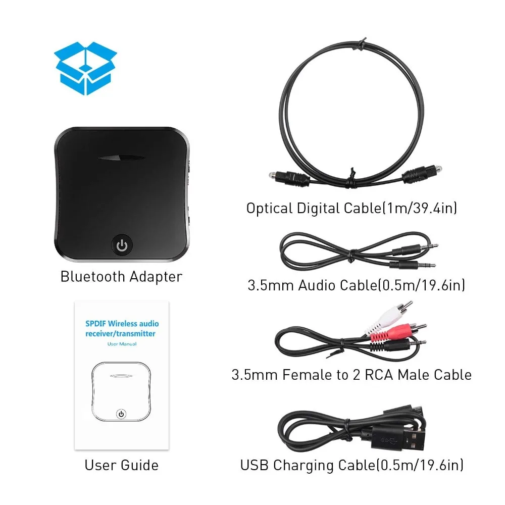 Longet Bluetooth v5.0 приемник/передатчик CSR8675 чип 2 в 1 aptX низкой задержкой Dual Stream HD аудио