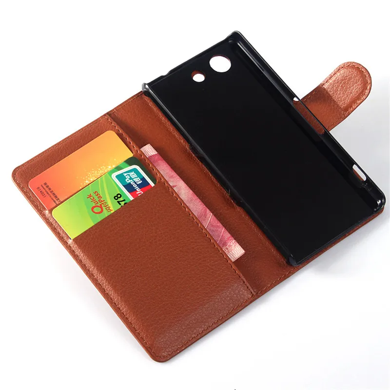 Кожаный чехол книжка для Sony Xperia Z3 Compact Mini M55W D5803 D5833 4 6 дюйма задняя крышка корпуса