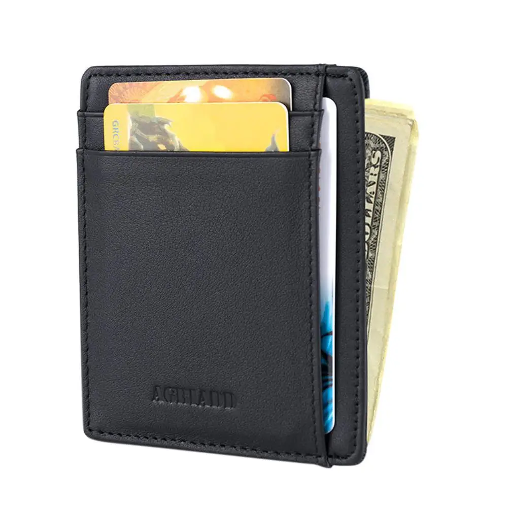 Banabanma Men Wallet Concise Hardwearing Leather Portable Bus Card Bag Wallets and Purses Fashion Wallet Men Coin Purses ZK40