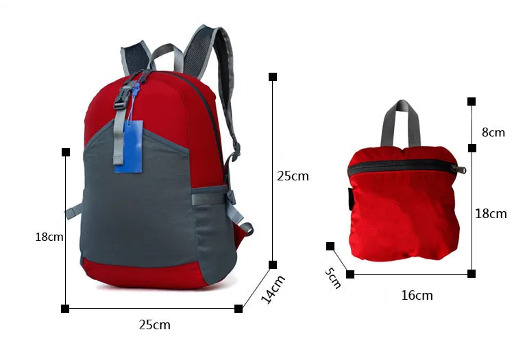 Shoulder bag riding hiking mountaineering waterproof outdoor foldable tourism travel shoulder backpack UD04 B-063 | Багаж и сумки
