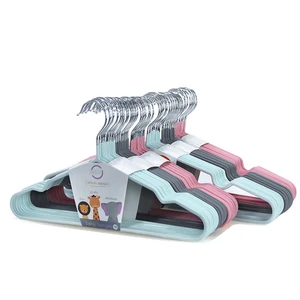 10 шт.лот пластиковые вешалки для одежды для взрослых и детей