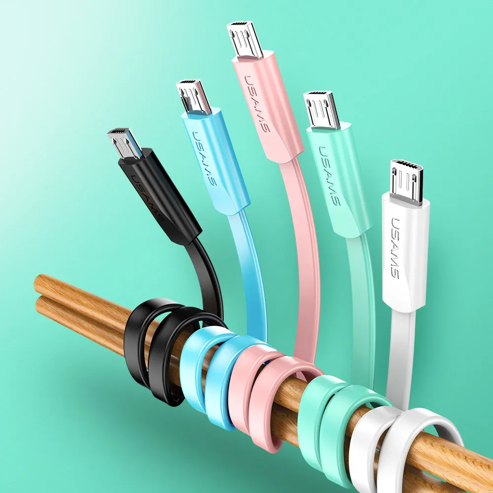 1 2 м плоский Micro Usb кабель Шнур для зарядки зарядного устройства дата samsung Android