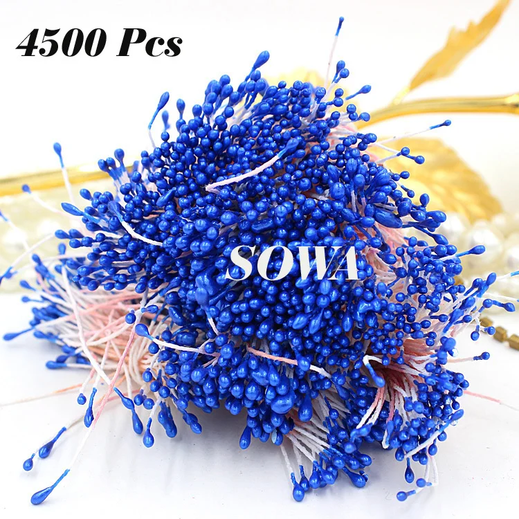 

Free Shipping Wholesale 1mm Dark Blue Color 4500pcs/Lot Flower Stamen Pistil Cake Decoration Craft DIY Wedding Decoration