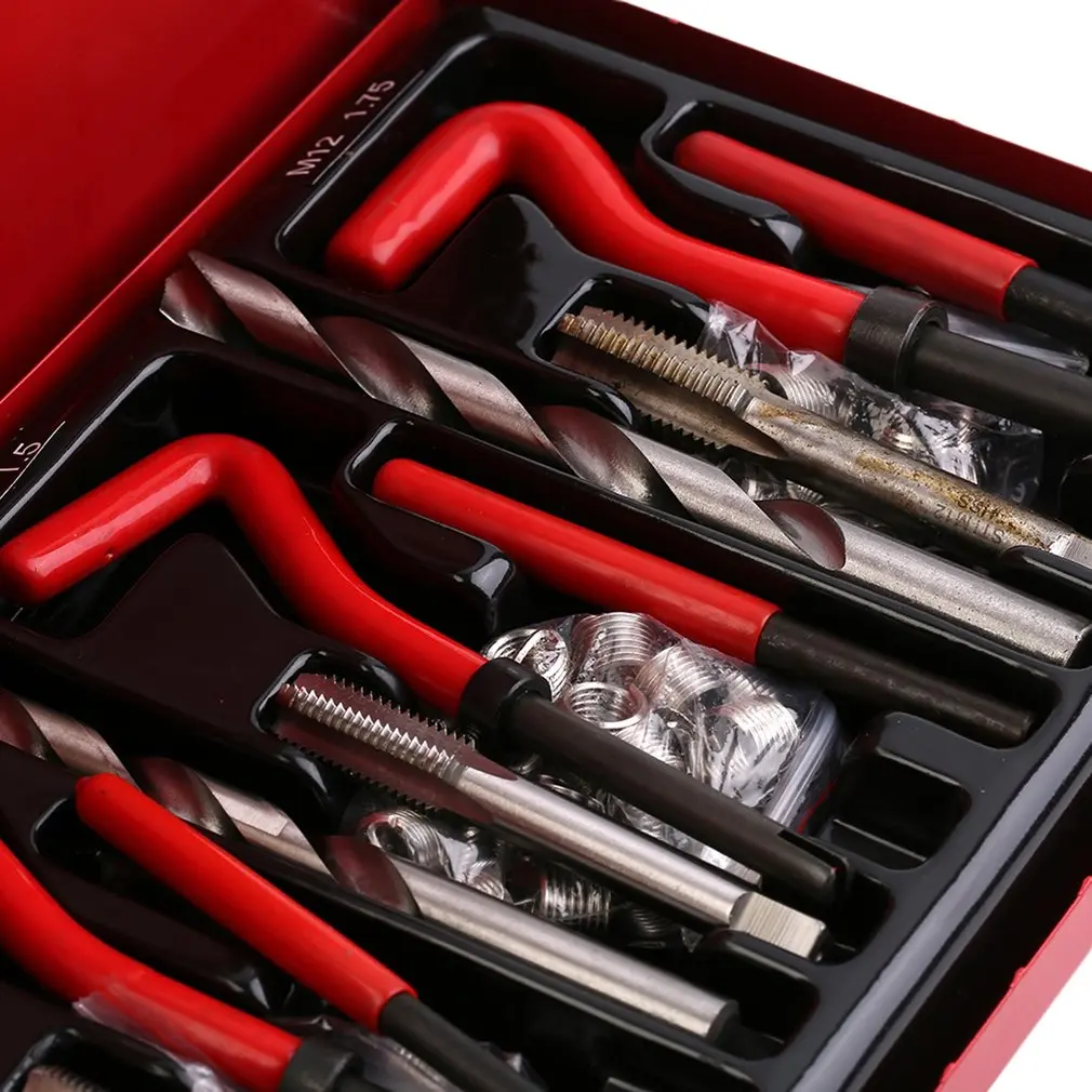 Набор инструментов для ремонта гаражных мастерских Helicoil Rethread 131 шт./компл.|Наборы