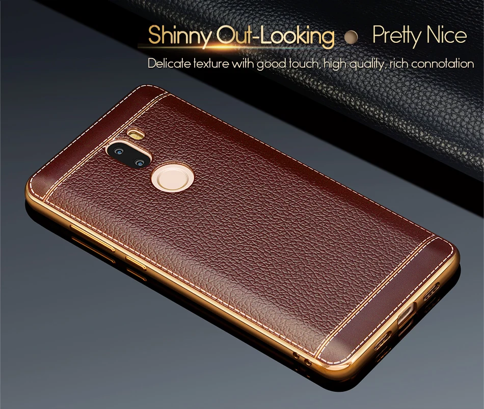YKZ Cover for Xiaomi redmi 4x Case Soft Silicone For note case Black Shockproof Plating Side Y35 |