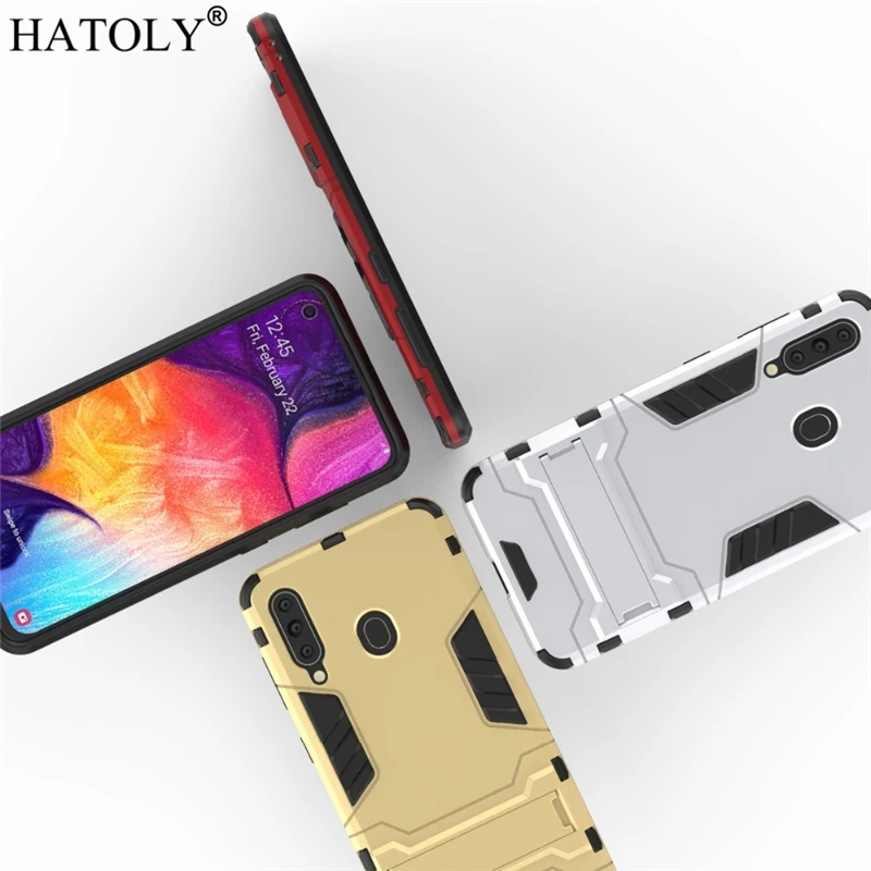 HATOLY армированный чехол для Samsung Galaxy A60 противоударный робот силиконовый