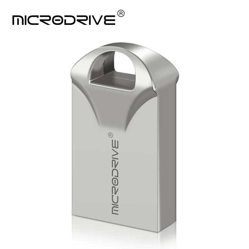 Металлический USB флеш-накопитель, реальная емкость, 64 ГБ, 32 ГБ, 16 ГБ, 8 ГБ, 4 Гб, серебристый/черный, высокое качество, микро-карта памяти, u-диск - Цвет: Серебристый